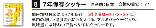 8：7年保存クッキー